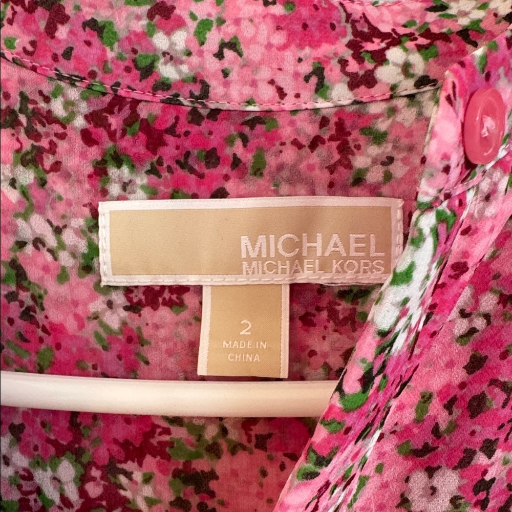 Michael Michael Kors Pink Floral Dress - Picture 3 of 7